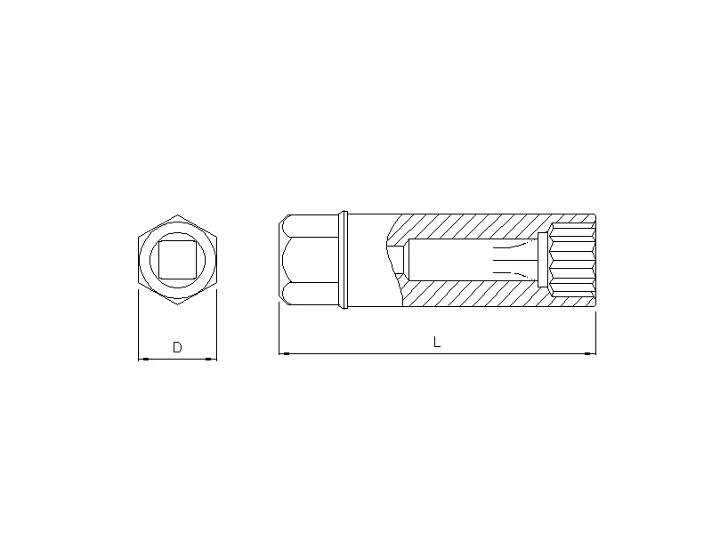 Spark plug socket 3/8" 12-point with clip 14mm
