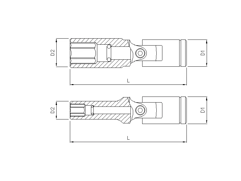 Glow plug socket 3/8" 12mm