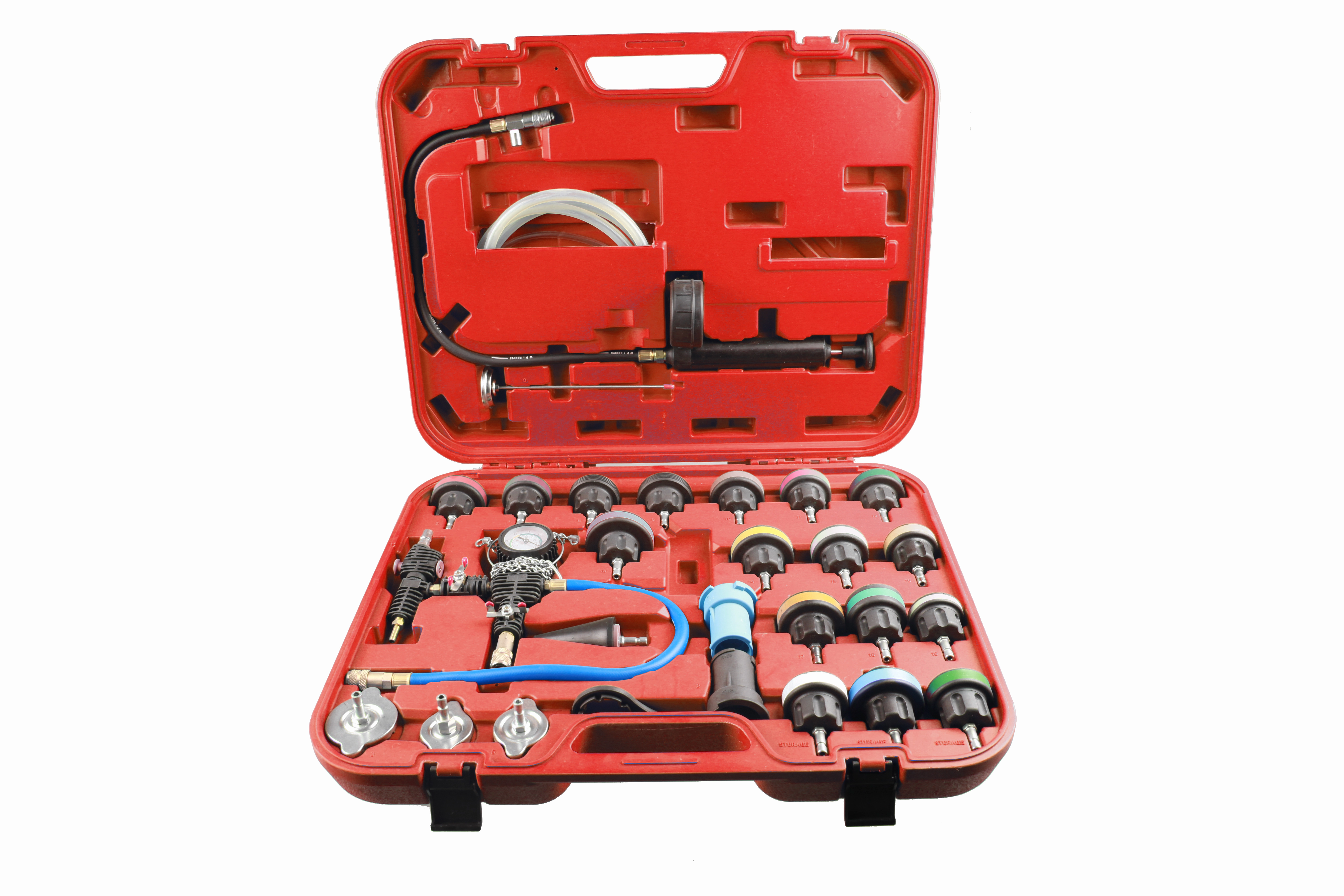 Radiator pressure test set 28-pcs.