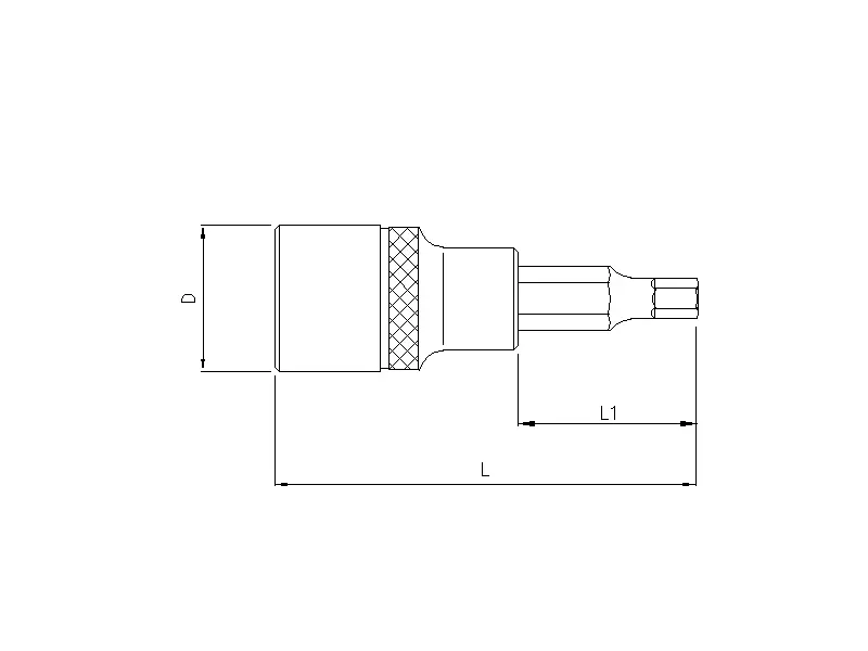 Bit socket hex 3/8'', 3/8'' (SAE)