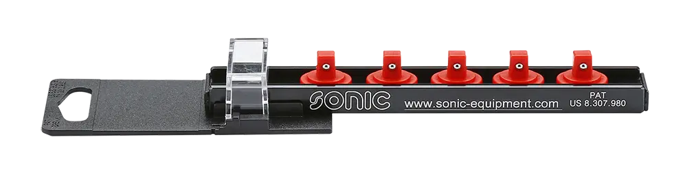 Socket rail empty 1/4" 5-pcs.