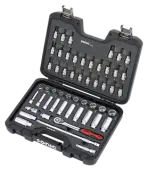 BMCS socket and bit socket set 3/8" SAE 53-pcs.