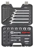 BMCS socket and wrench set 1/2" SAE 34-pcs