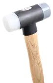 Hammer with nylon tips and ash handle 400gr.