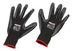 Gloves nitrile coated nylon size 10 extra large