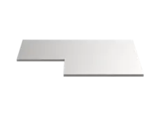 MSS+ stainless steel corner worktop 1060x1060x20mm