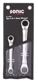 4 in 1 ratcheting wrench set in pouch 2-pcs.