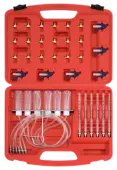 Common rail flow meter set for 6 cylinders